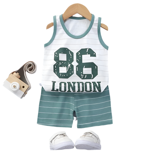 Boy’s 86 London Design Vest Set