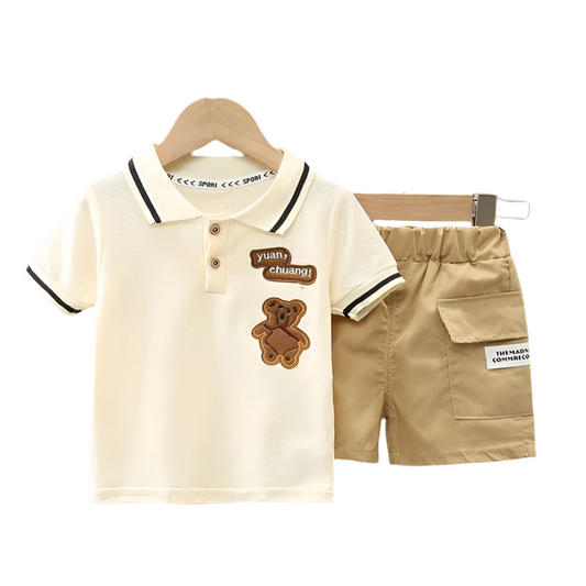 Baby Boy T-shirt+Shorts Set - MORE COLOURS