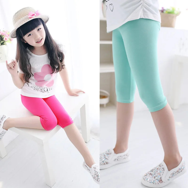 Girls Knee Length Shorts - MORE COLOURS