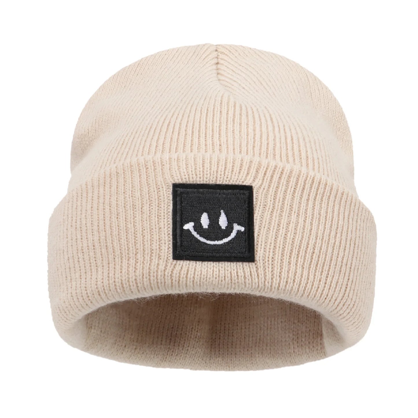 New Born Smiley Face Design Beanie - MORE COLOURS