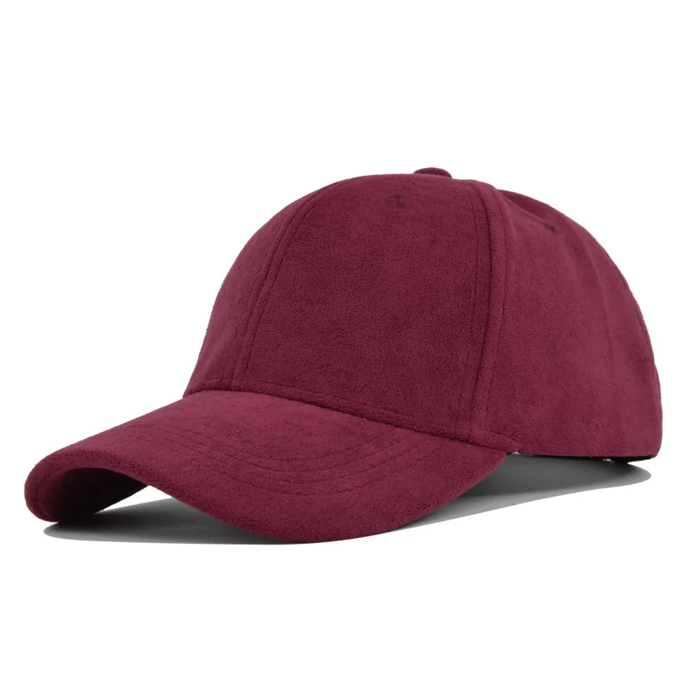 Unisex Suede Baseball Cap - MORE COLOURS