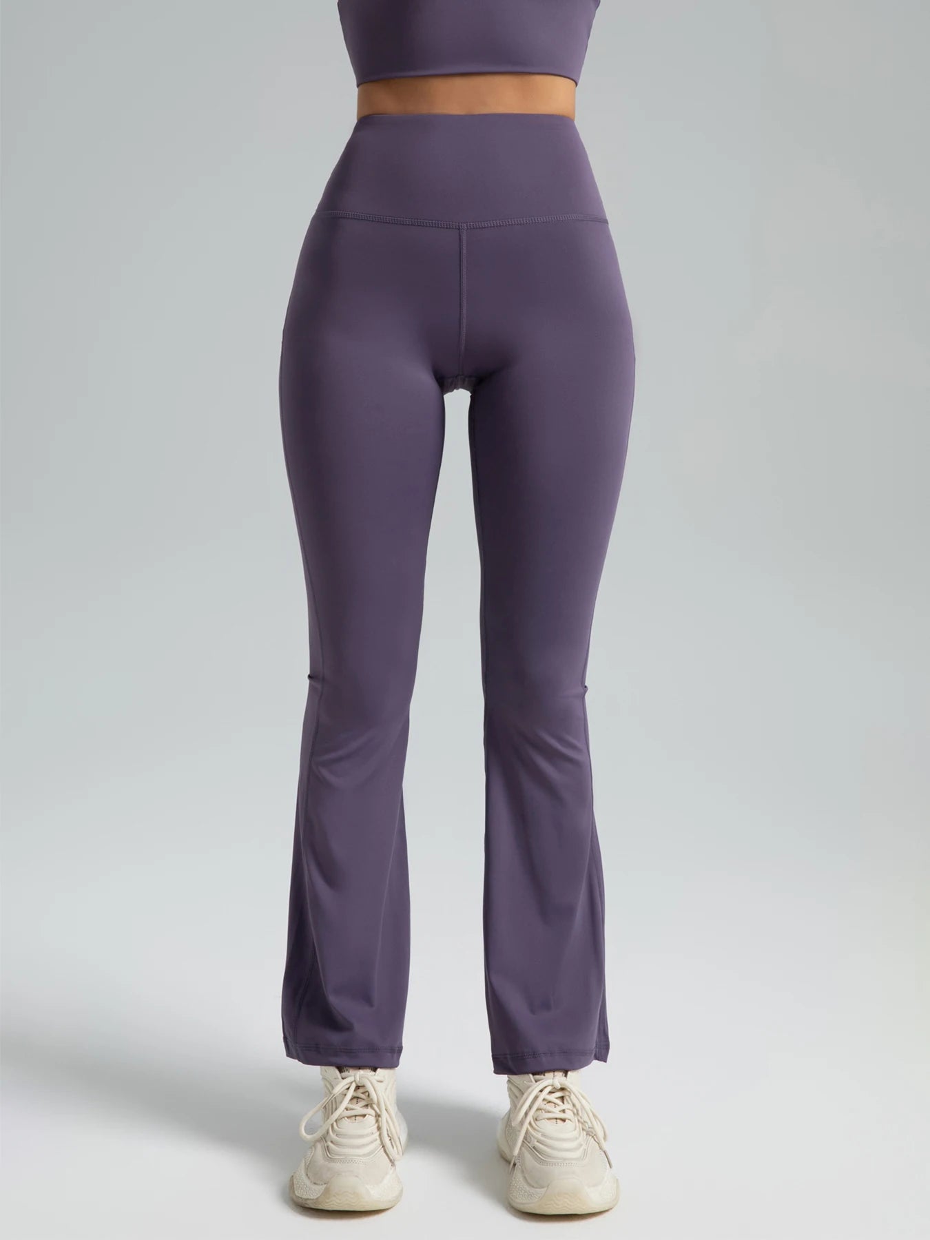 Women's High Waisted Flared Yoga Pants - MORE COLOURS