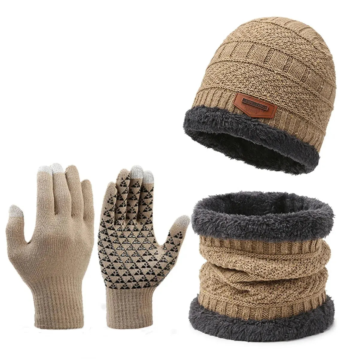 3pc Hat, Neck Warmer & Gloves - MORE COLOURS