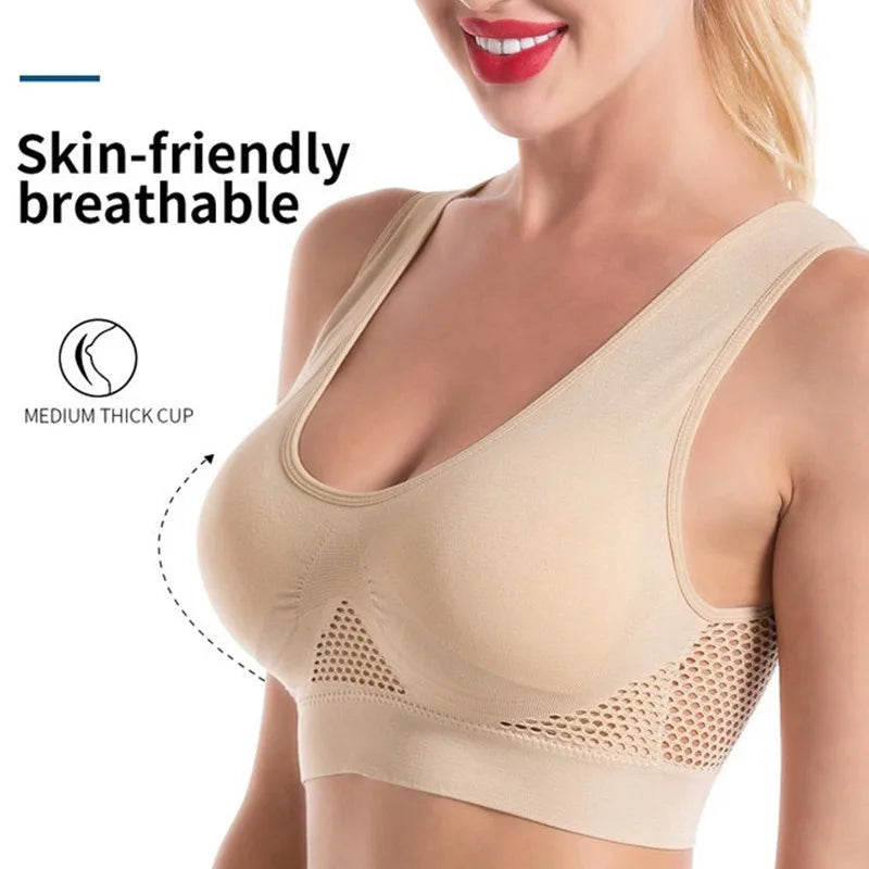 Women's Breathable Sports Vest Bra - MORE COLOURS