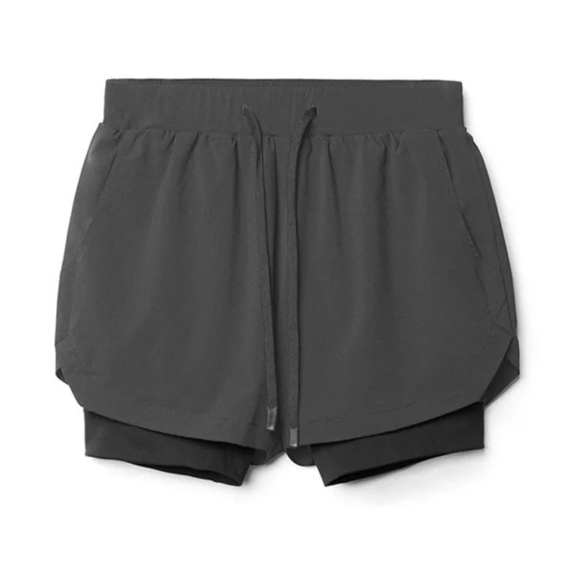 Breathable Double layersport Shorts - MORE COLOURS