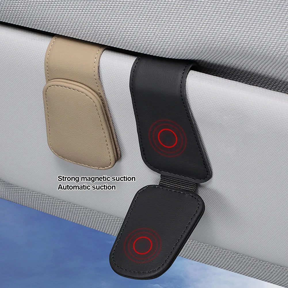 Universal Car Auto Sun Visor Eyeglass Hanger - MORE COLOURS