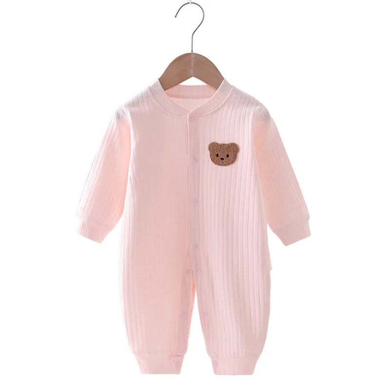 Bear Newborn Cotton Onesie - MORE COLOURS