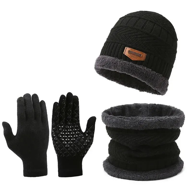 3pc Hat, Neck Warmer & Gloves - MORE COLOURS