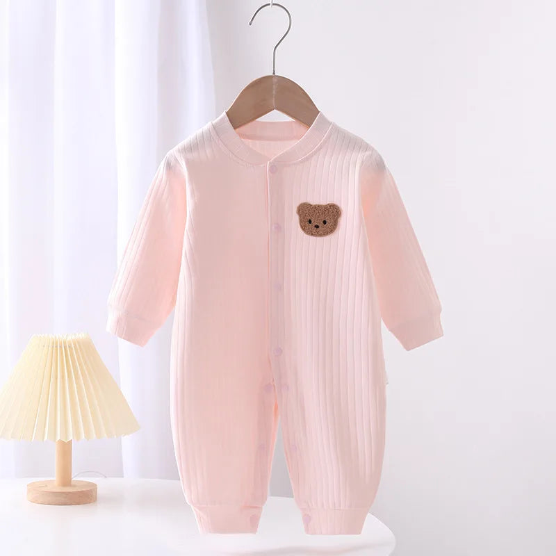 Bear Newborn Cotton Onesie - MORE COLOURS