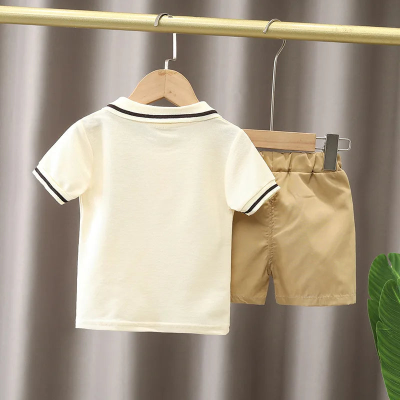 Baby Boy T-shirt+Shorts Set - MORE COLOURS