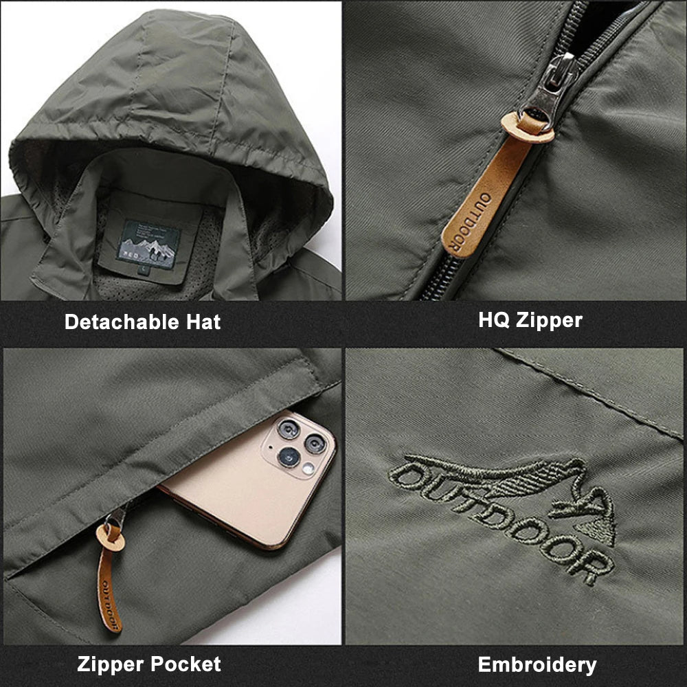 Men’s Tactical Windbreaker - MORE COLOURS