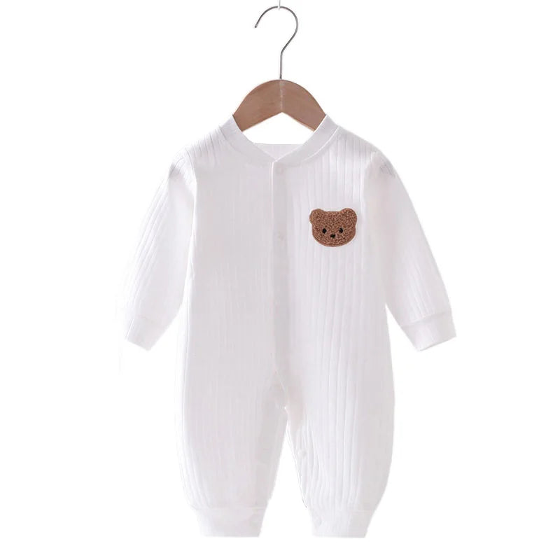 Bear Newborn Cotton Onesie - MORE COLOURS