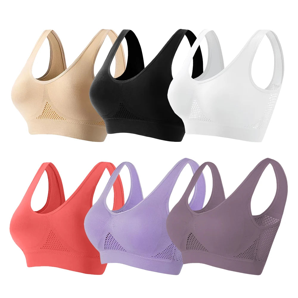 Women's Breathable Sports Vest Bra - MORE COLOURS