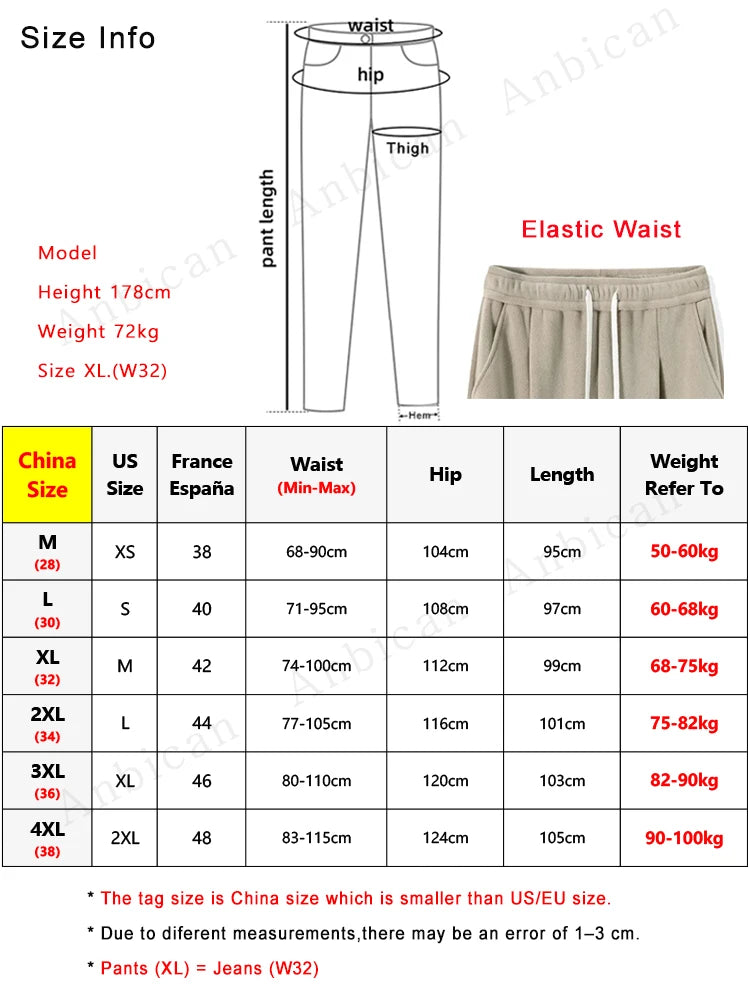 Men’s Loose Fleece Jogging Bottoms - MORE COLOURS