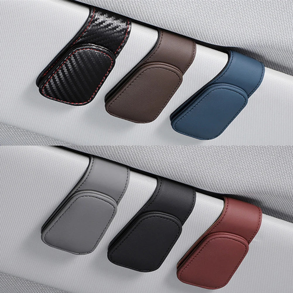 Universal Car Auto Sun Visor Eyeglass Hanger - MORE COLOURS