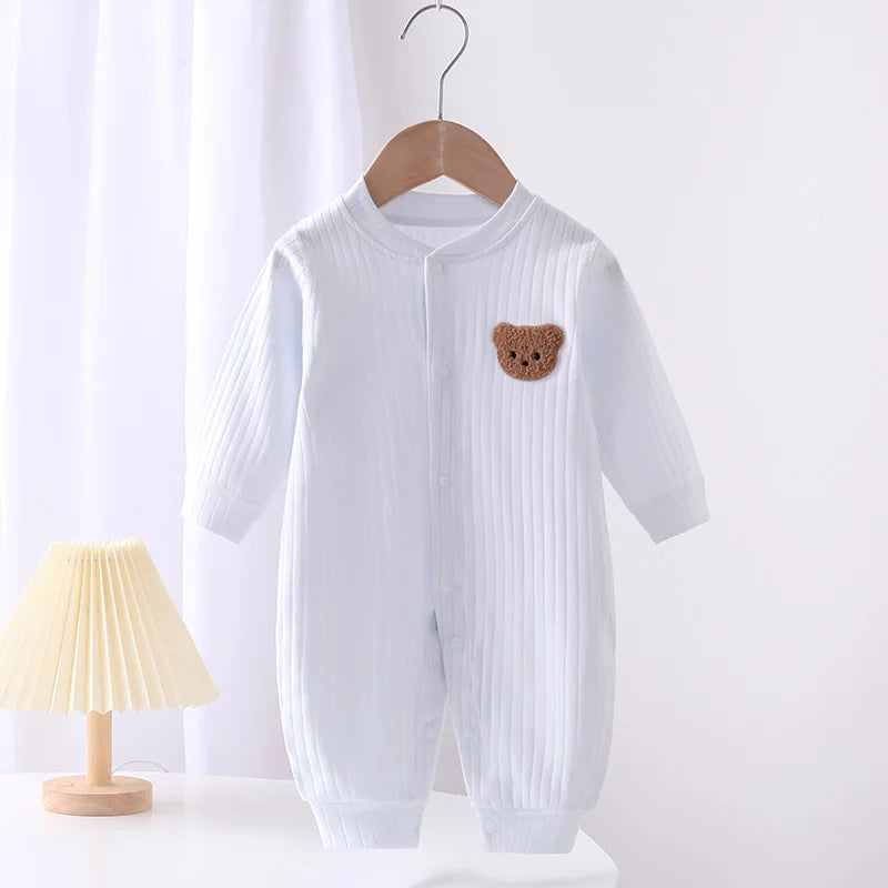 Bear Newborn Cotton Onesie - MORE COLOURS