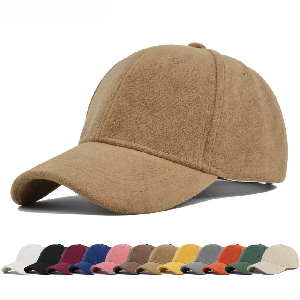 Unisex Suede Baseball Cap - MORE COLOURS