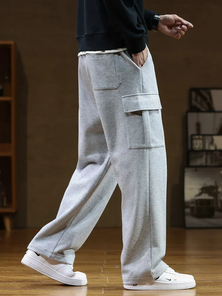 Men’s Cotton Loose Fit Jogging Bottoms - MORE COLOURS