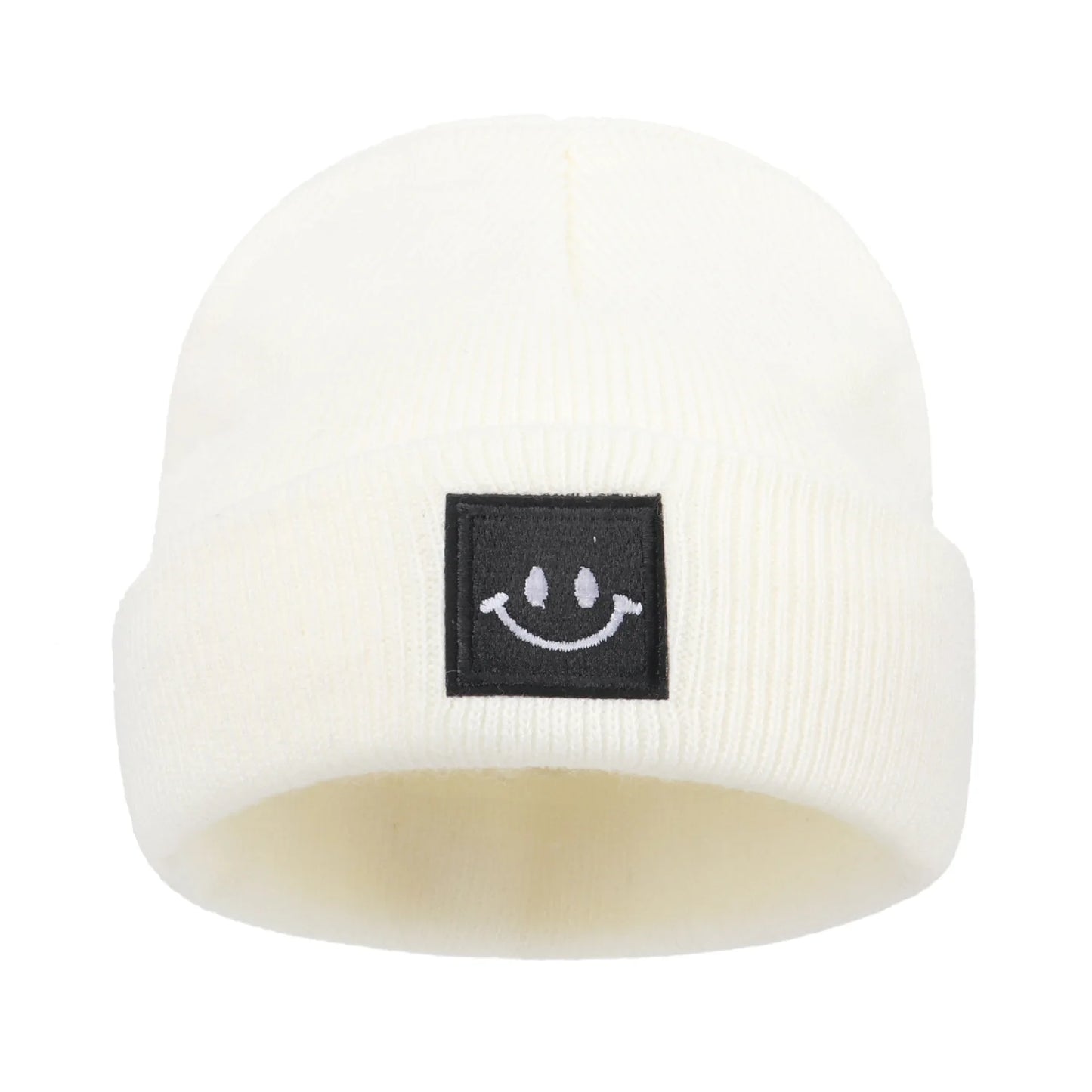 New Born Smiley Face Design Beanie - MORE COLOURS