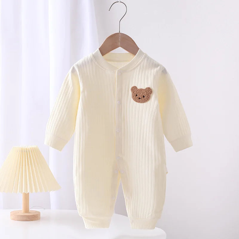 Bear Newborn Cotton Onesie - MORE COLOURS