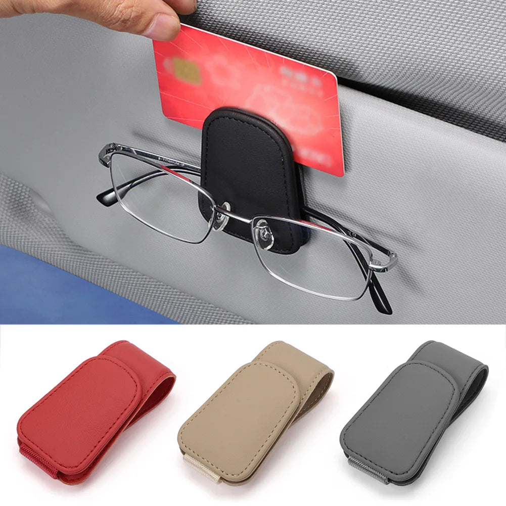 Universal Car Auto Sun Visor Eyeglass Hanger - MORE COLOURS