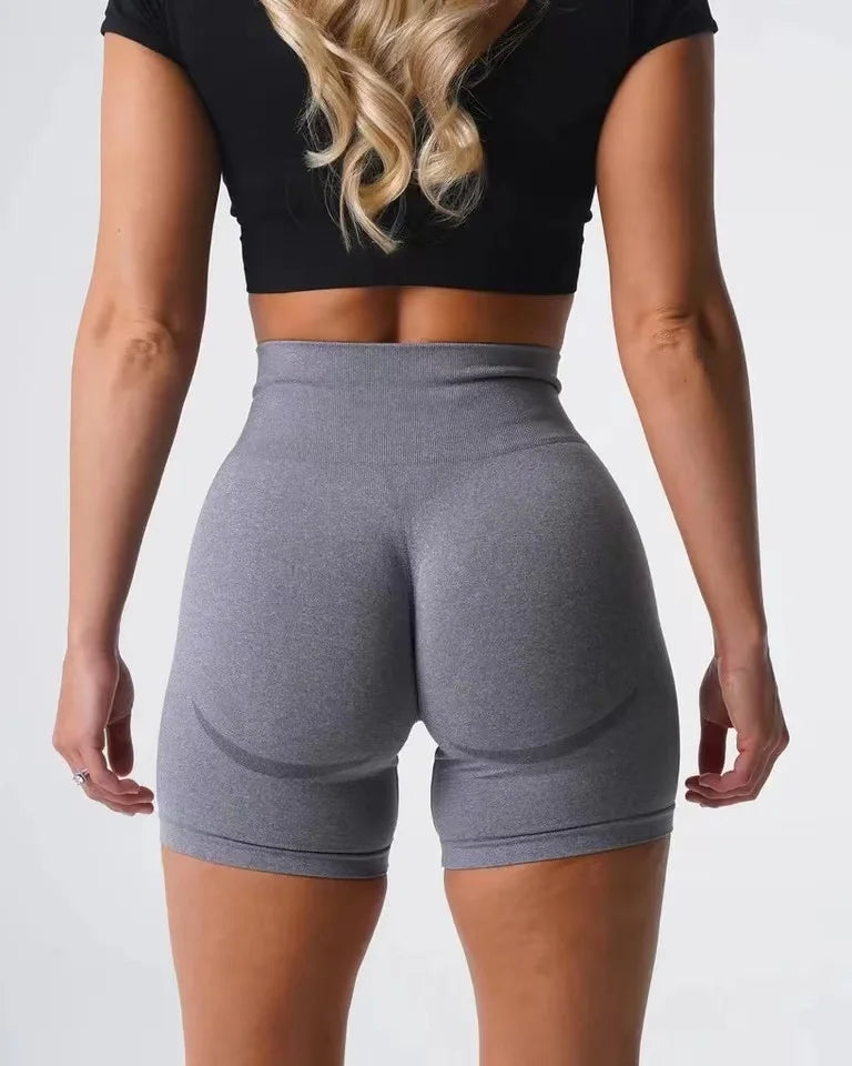 Women High Waist Gym Shorts - MORE COLOURS