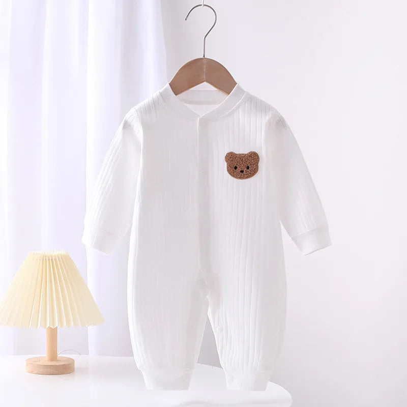 Bear Newborn Cotton Onesie - MORE COLOURS