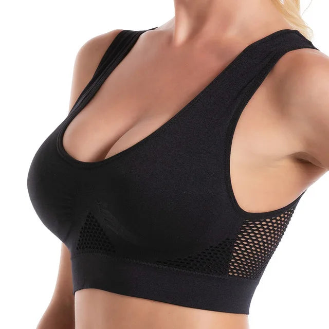 Women's Breathable Sports Vest Bra - MORE COLOURS