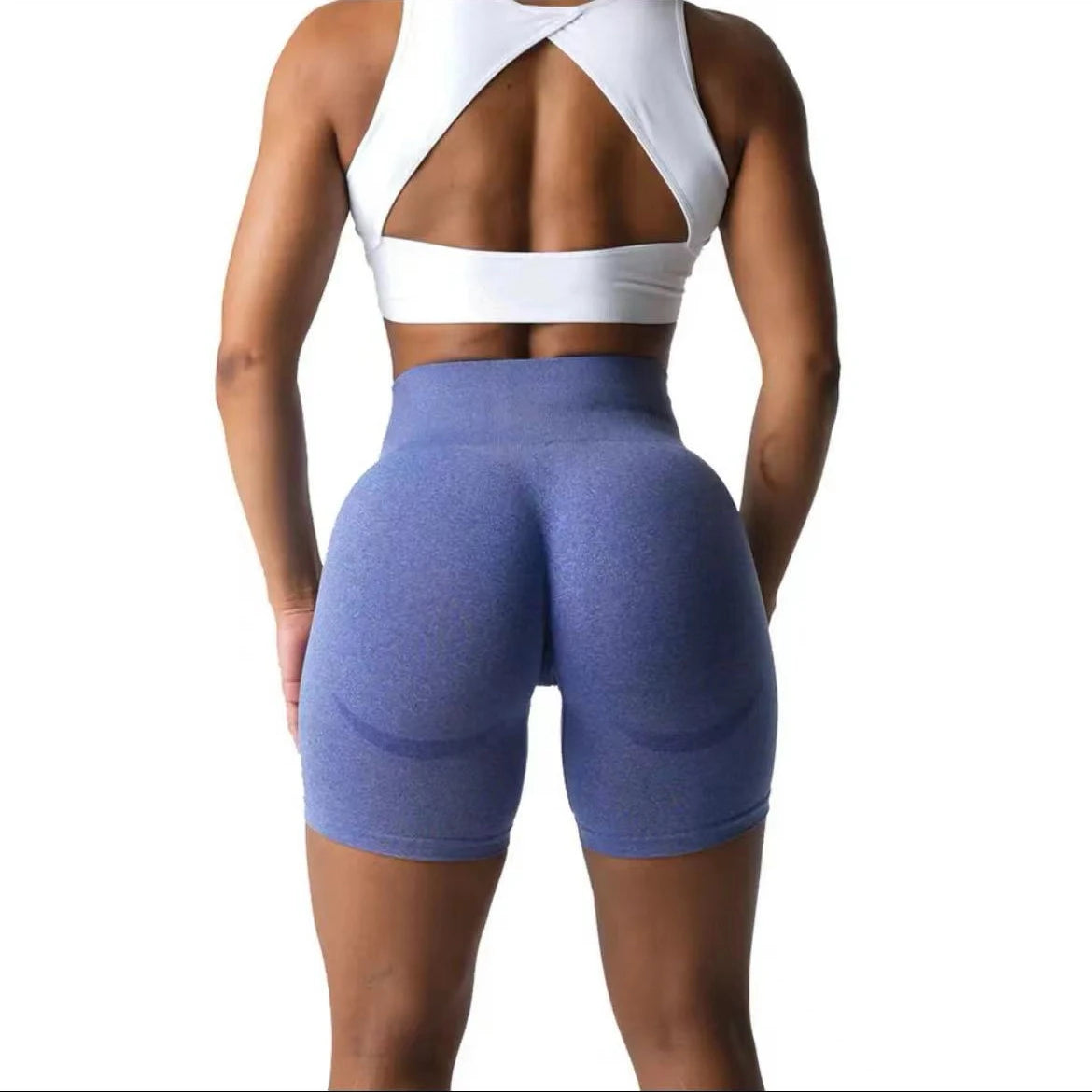 Women High Waist Gym Shorts - MORE COLOURS