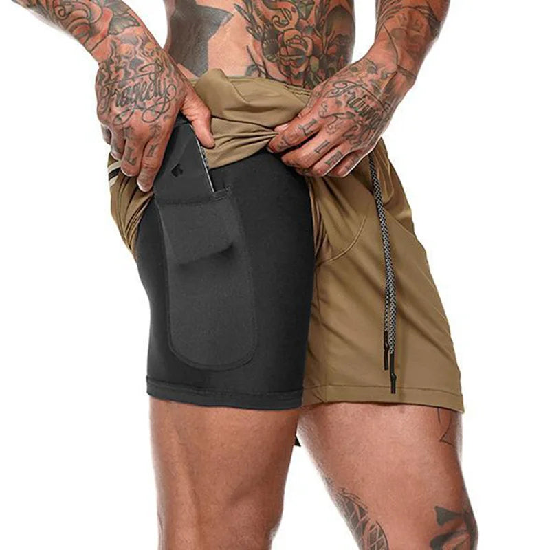 Men’s Running Shorts 2 In 1 Beach - MORE COLOURS